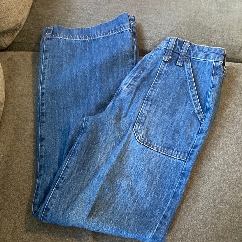 women’s wide-leg hi-rise jeans